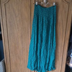 Mexicali Blues Flowy Pants, Elastic Waist, Size M/L